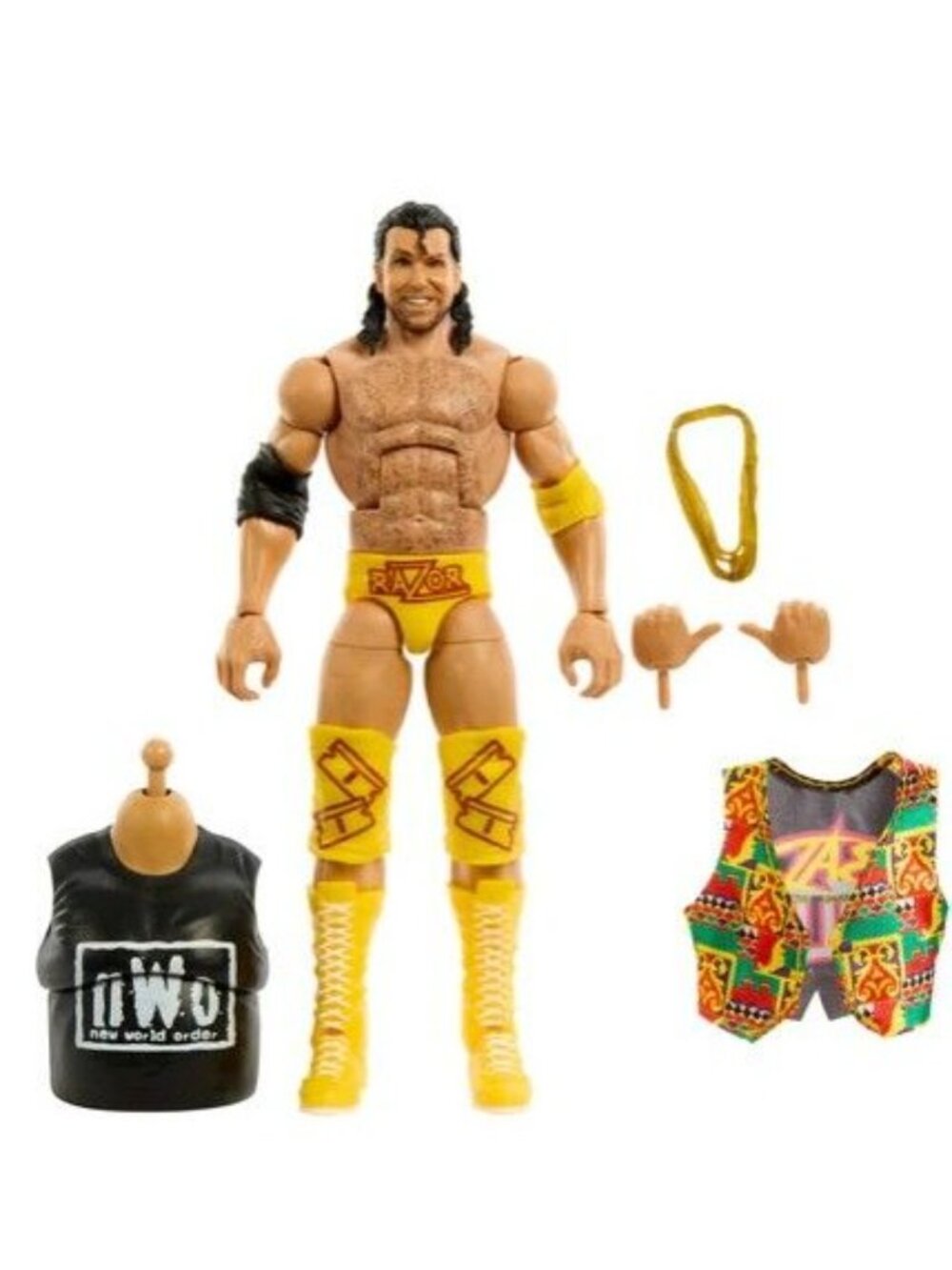 WWE Monday Night War Elite Collection Razor Ramon Action Figure & Dusty Rhodes - Picture 3 of 7